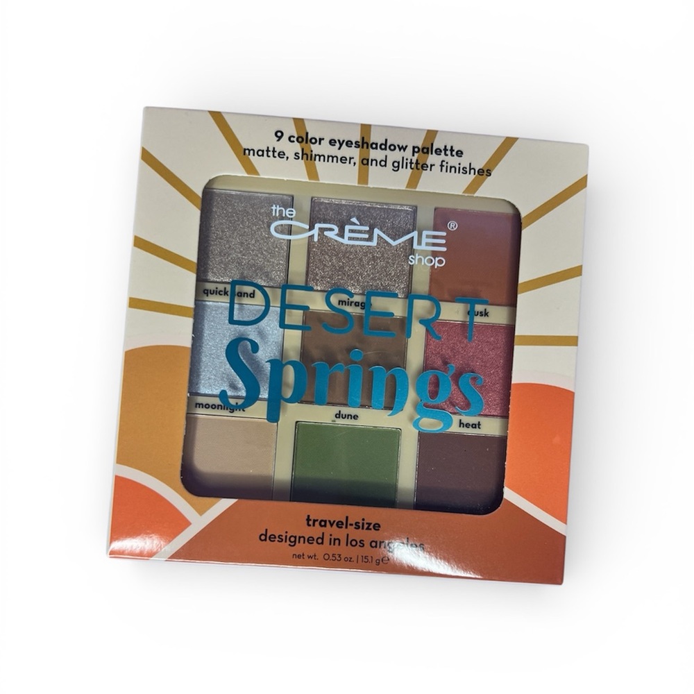 The Crème Shop Desert Springs 9 Shade Eyeshadow Palette | NWT